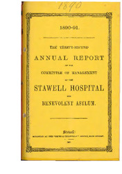 Stawell Hospital and Benevolent Asylum 32nd Annual Report 1890-91.pdf.jpg