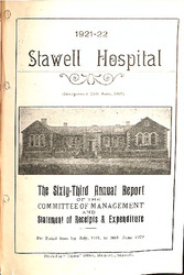 Stawell Hospital & Benevolent Asylum 63rd Annual Report 1921-22.pdf.jpg