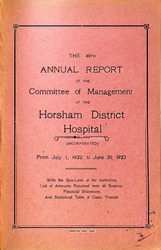49th Annual Report Horsham District Hospital 1922 - 1923.pdf.jpg
